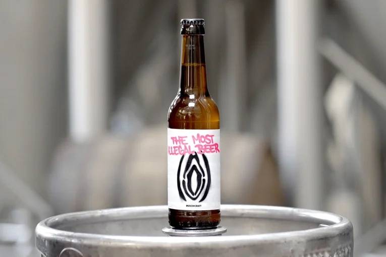 Image of the 'most illegal beer'